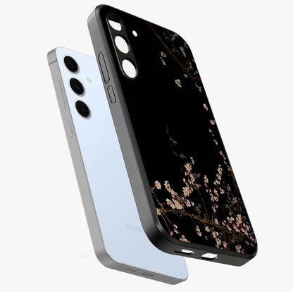 Petal Moon Light With Custom Name Glass Case displayed in angled mockup highlighting delicate petal design with custom name feature.