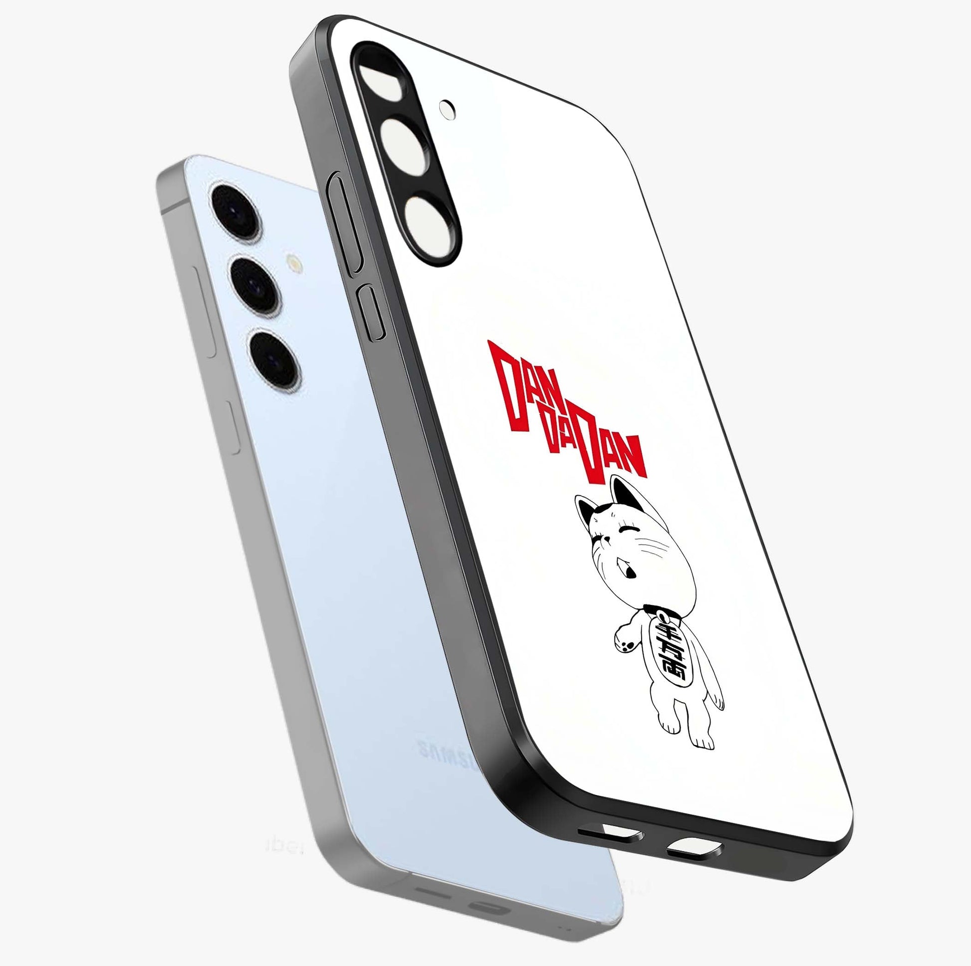 Playful Spirit Charm Glass Case displayed in angled mockup highlighting lively decorative design with playful aesthetic style.