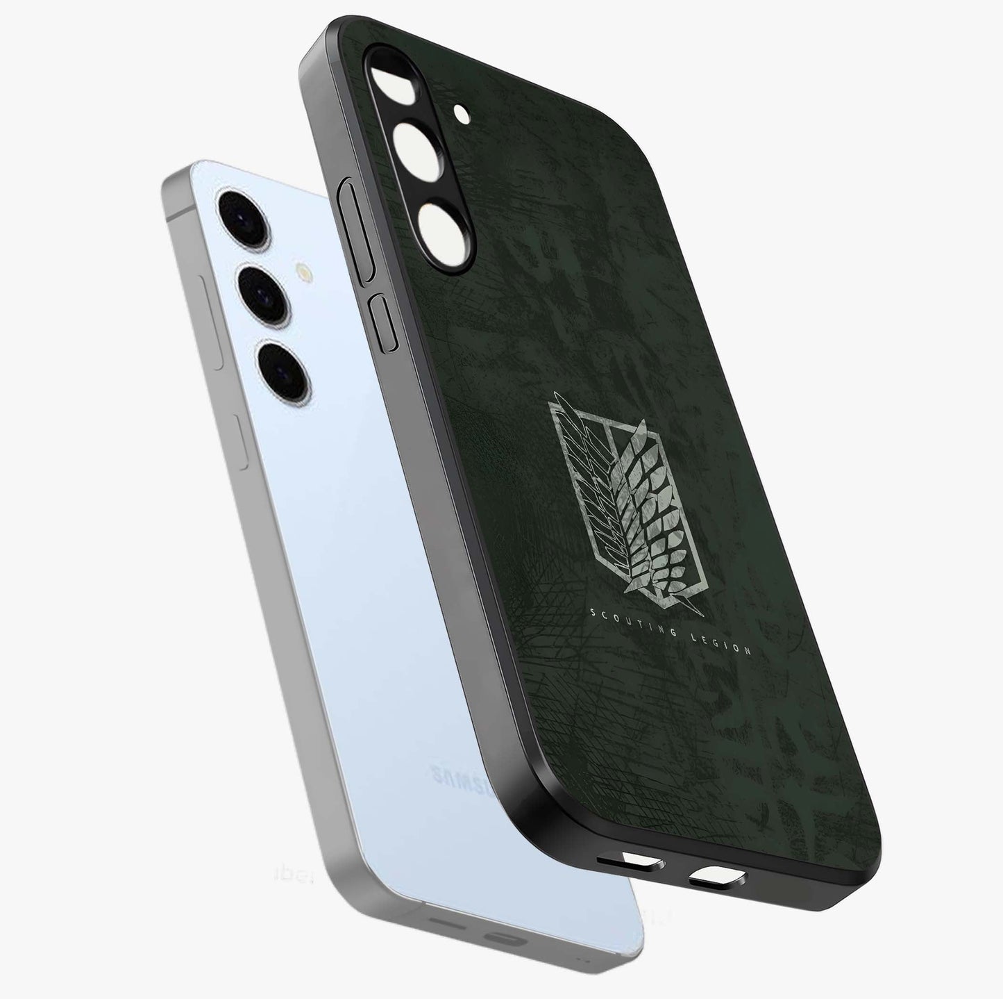 Wings Of Freedom Glass Case displayed in angled mockup highlighting graceful wing design with inspirational aesthetic.