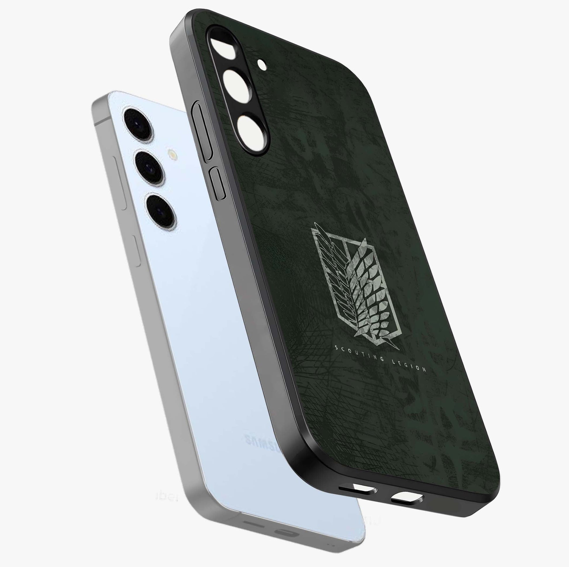 Wings Of Freedom Glass Case displayed in angled mockup highlighting graceful wing design with inspirational aesthetic.