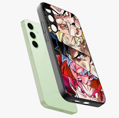 Anime Character Glass Case displayed in angled mockup highlighting colorful anime character illustration.