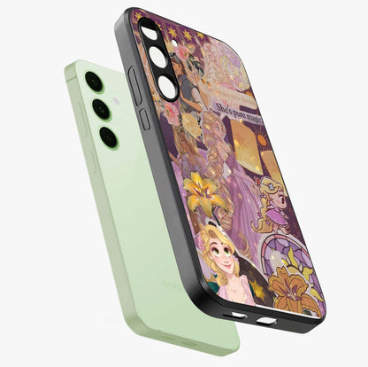 Magical Tangled Dream Glass Case displayed in angled mockup highlighting whimsical fantasy design with magical aesthetic.