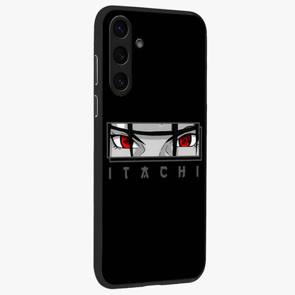 Scarlet Gaze Dominance Glass Case upright view showcasing powerful dramatic artwork with dominant artistic theme.
