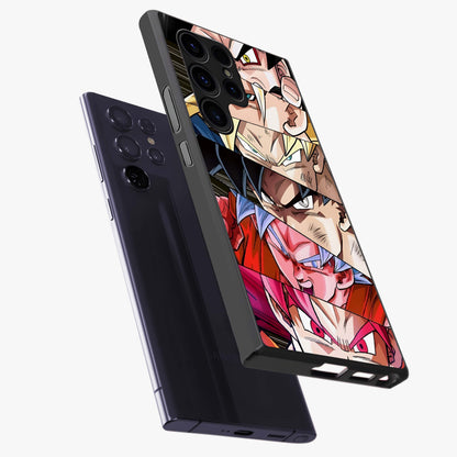 Anime Character Glass Case displayed in angled mockup highlighting colorful anime character illustration.