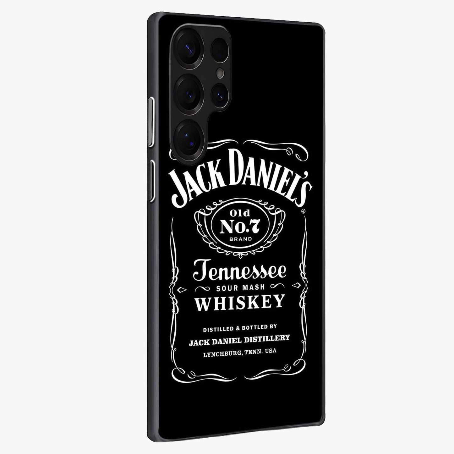 Vintage Whiskey Heritage Glass Case upright view showcasing stylish vintage whiskey artwork with timeless bar culture theme.