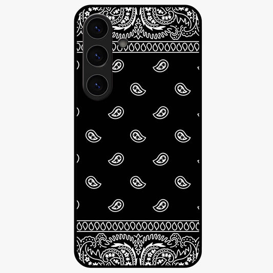 Retro Rebel Threads Glass Case showing flat back view with vintage street style artwork and glossy glass finish.