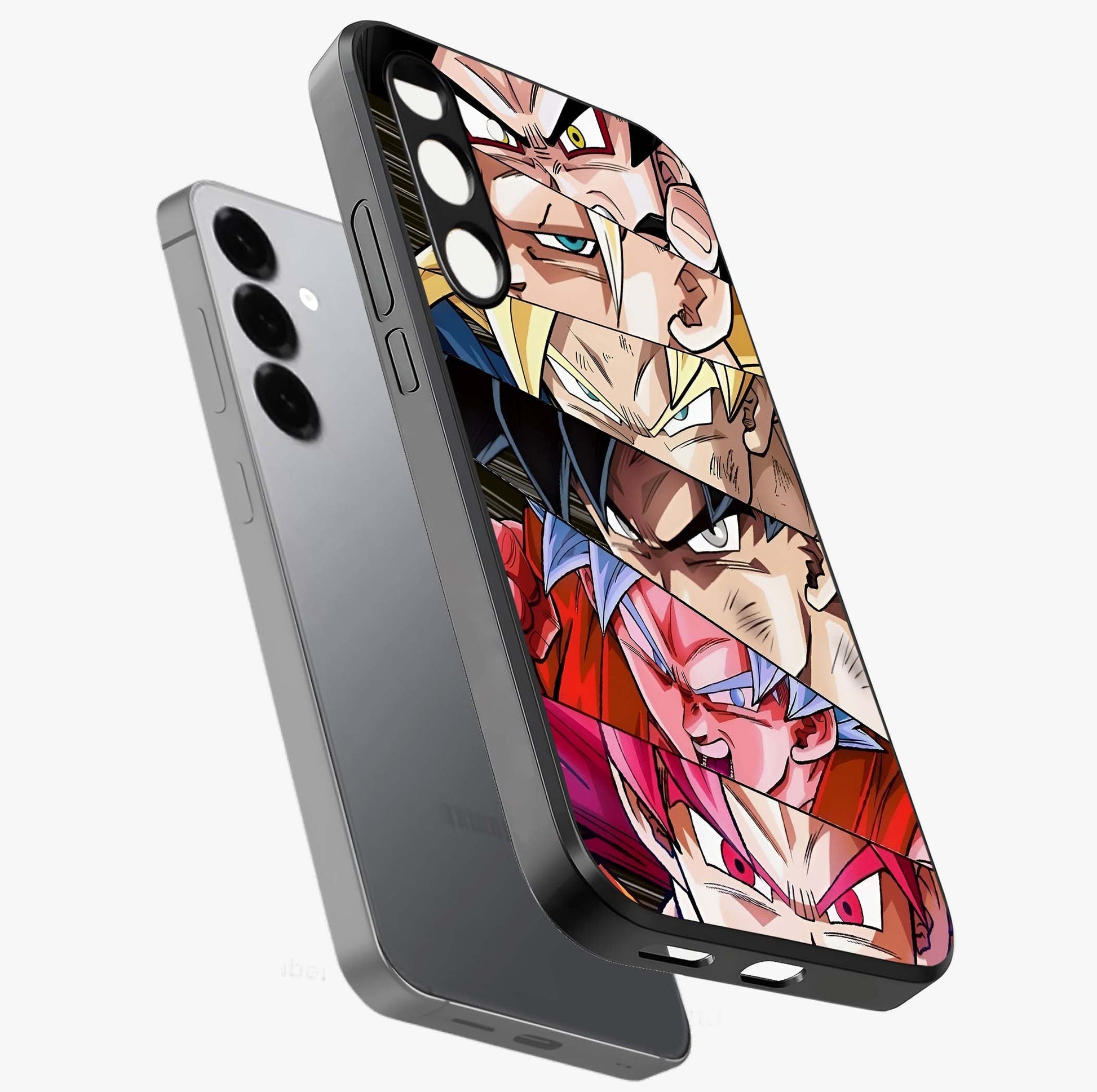 Anime Character Glass Case displayed in angled mockup highlighting colorful anime character illustration.