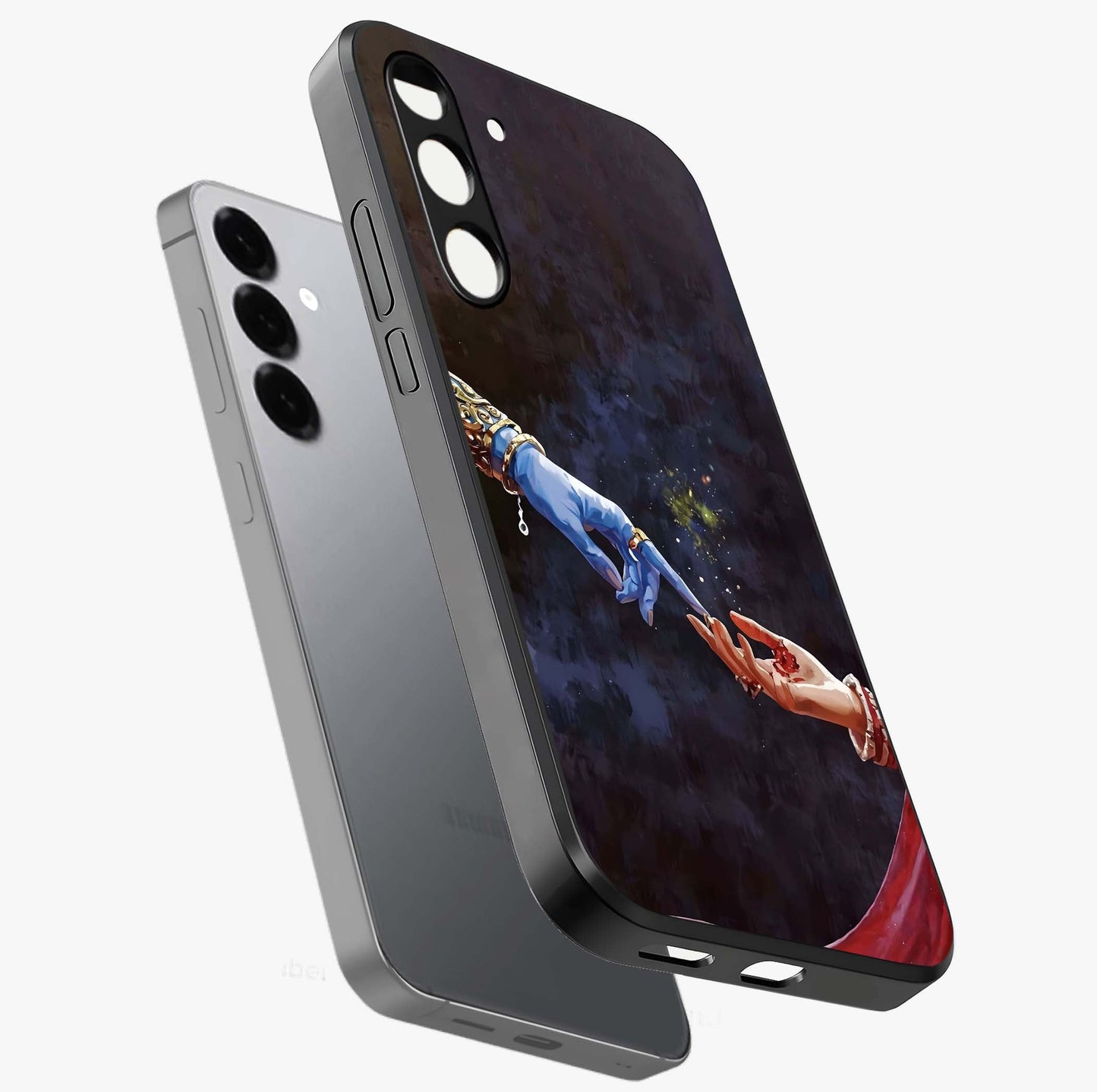 Divine Touch Eternal Glass Case displayed in angled mockup highlighting elegant divine inspired design with calm aesthetic style.