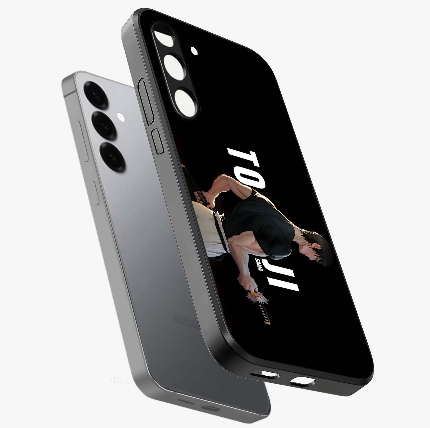 Midnight Blade Resolve Glass Case displayed in angled mockup highlighting powerful blade illustration with dramatic dark aesthetic.