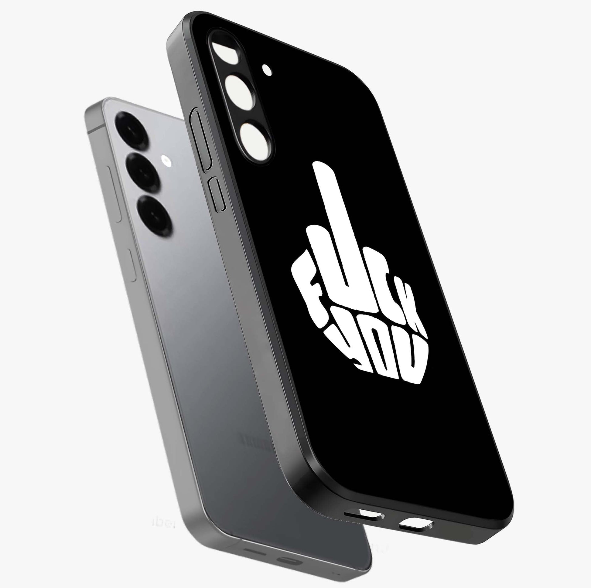 Rebel Mode On Glass Case displayed in angled mockup highlighting edgy text design with modern street aesthetic.