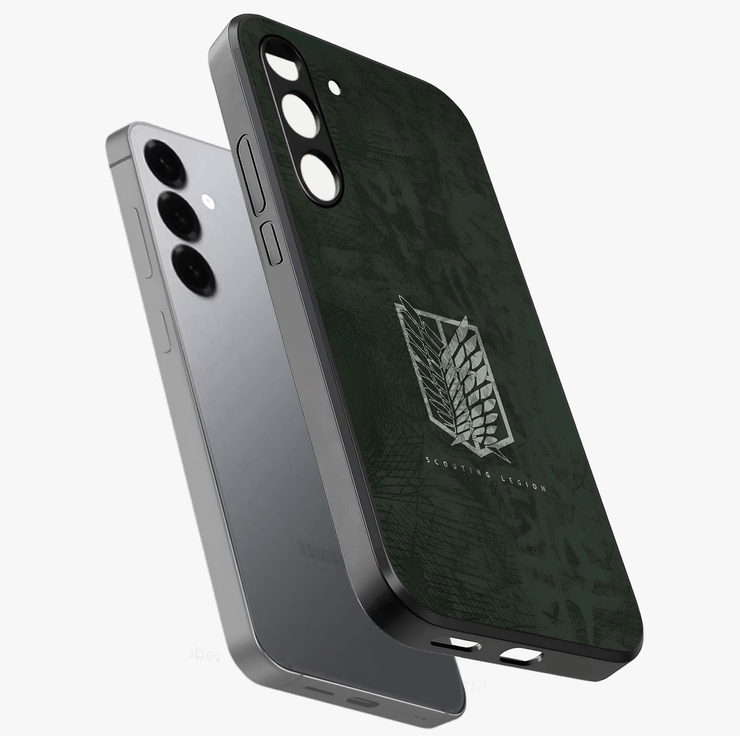 Wings Of Freedom Glass Case displayed in angled mockup highlighting graceful wing design with inspirational aesthetic.