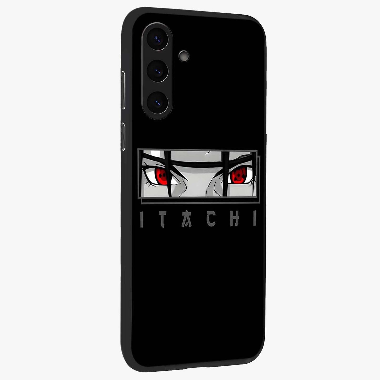Scarlet Gaze Dominance Glass Case upright view showcasing powerful dramatic artwork with dominant artistic theme.