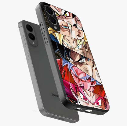 Anime Character Glass Case displayed in angled mockup highlighting colorful anime character illustration.