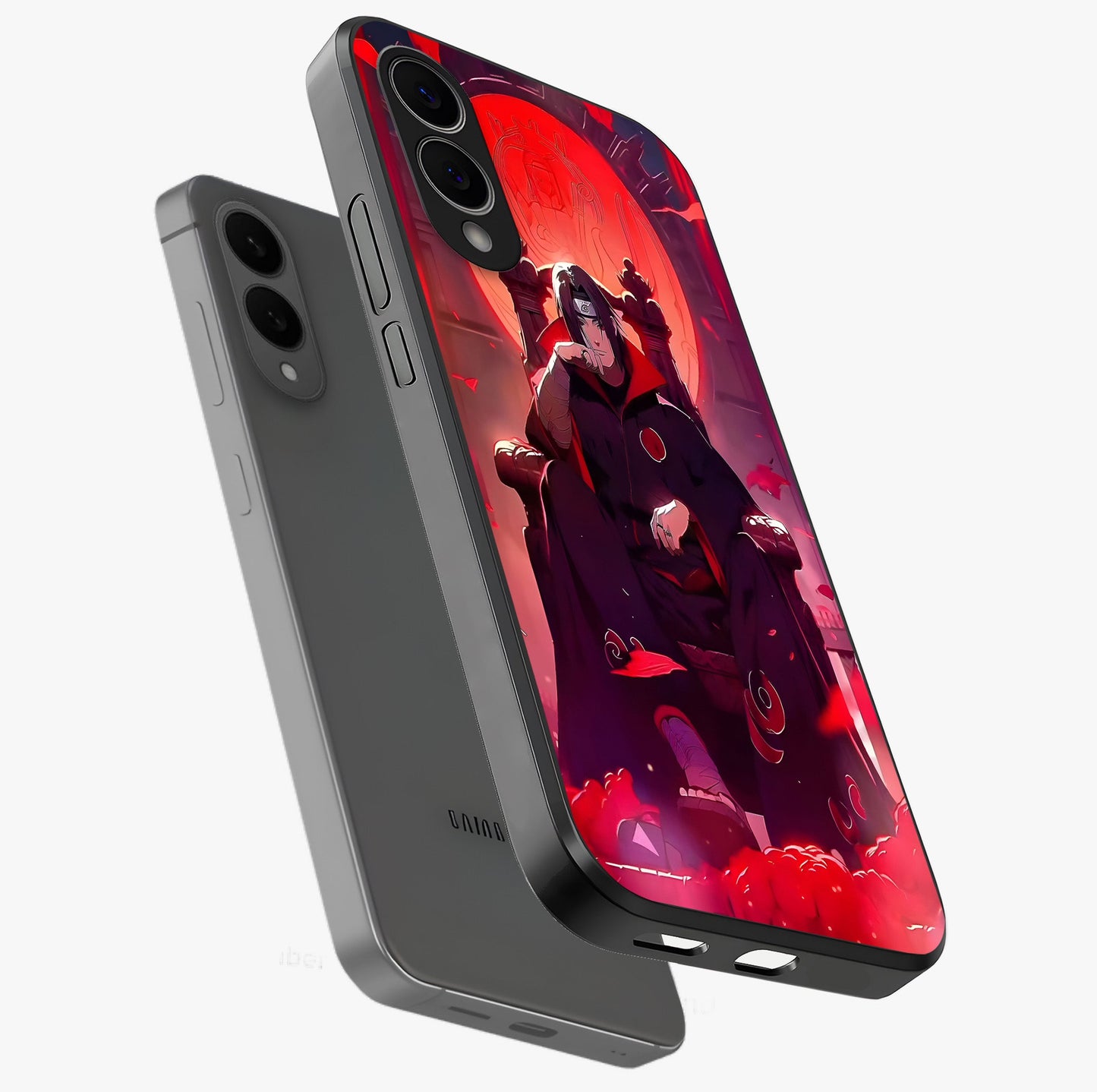 Blood Moon Sovereign Glass Case displayed in angled mockup highlighting dark celestial moon design and dramatic theme.
