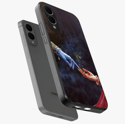 Divine Touch Eternal Glass Case displayed in angled mockup highlighting elegant divine inspired design with calm aesthetic style.