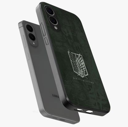 Wings Of Freedom Glass Case displayed in angled mockup highlighting graceful wing design with inspirational aesthetic.