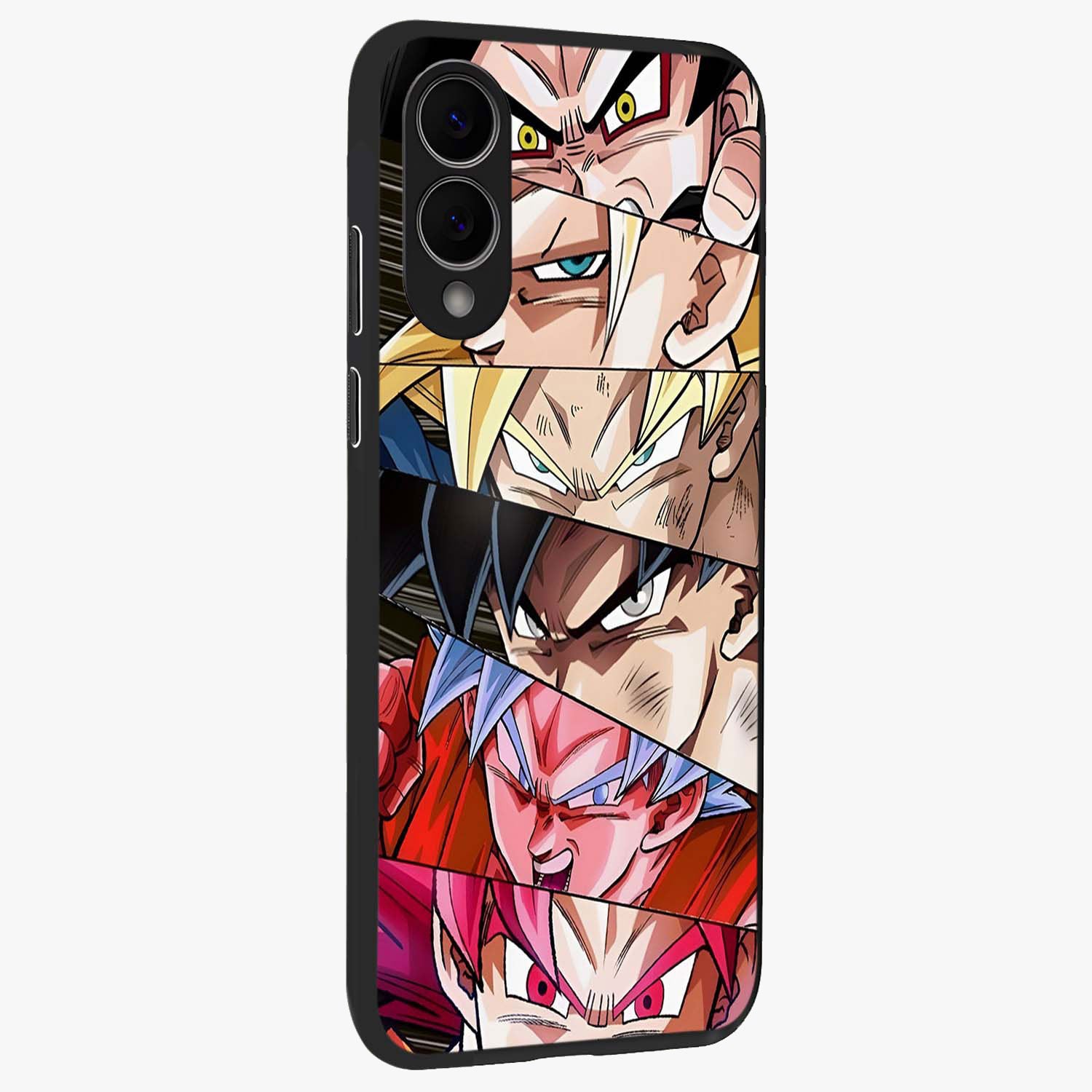 Anime Character Glass Case upright view showcasing expressive anime artwork with bold graphic style.
