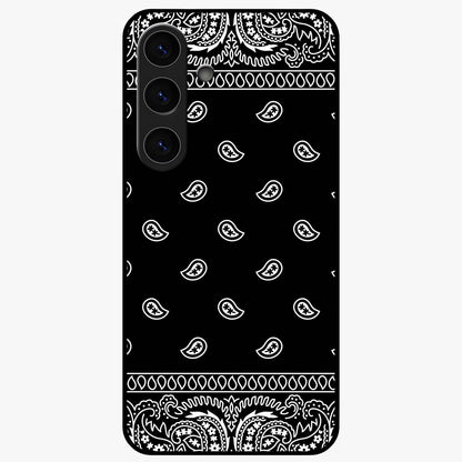 Retro Rebel Threads Glass Case showing flat back view with vintage street style artwork and glossy glass finish.