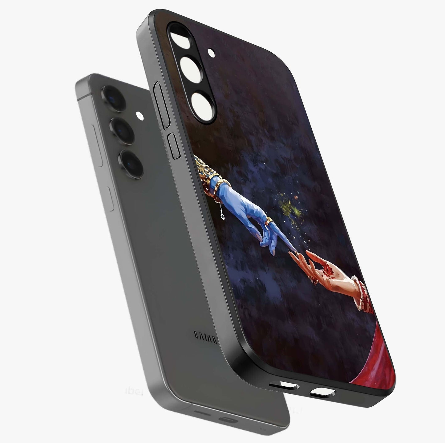 Divine Touch Eternal Glass Case displayed in angled mockup highlighting elegant divine inspired design with calm aesthetic style.