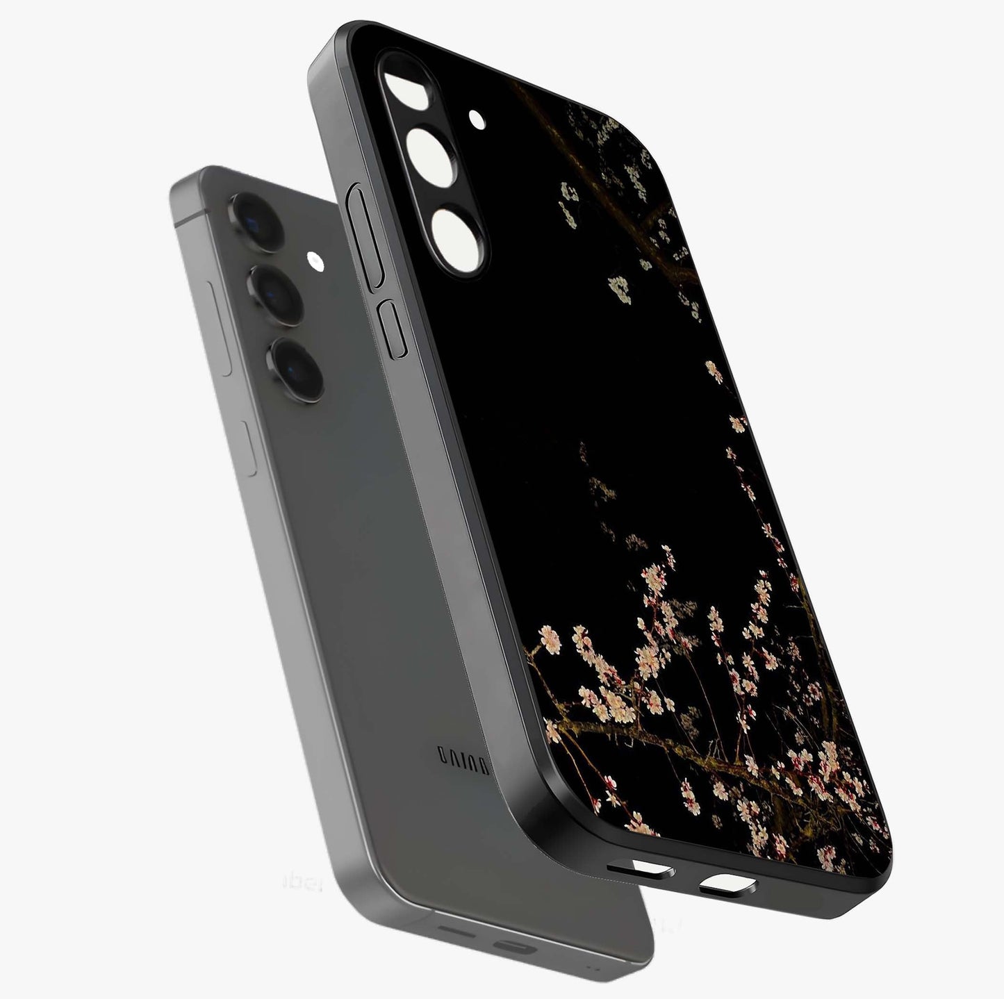 Petal Moon Light With Custom Name Glass Case displayed in angled mockup highlighting delicate petal design with custom name feature.