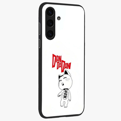 Playful Spirit Charm Glass Case upright view showcasing vibrant charm artwork with fun artistic theme.