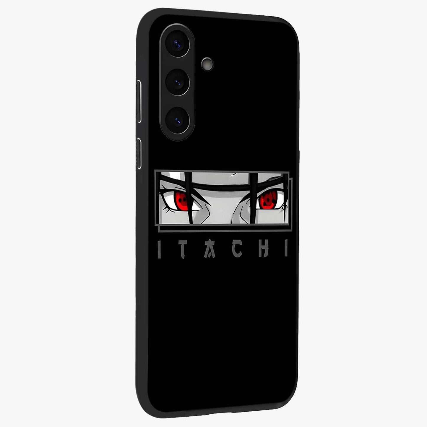 Scarlet Gaze Dominance Glass Case upright view showcasing powerful dramatic artwork with dominant artistic theme.