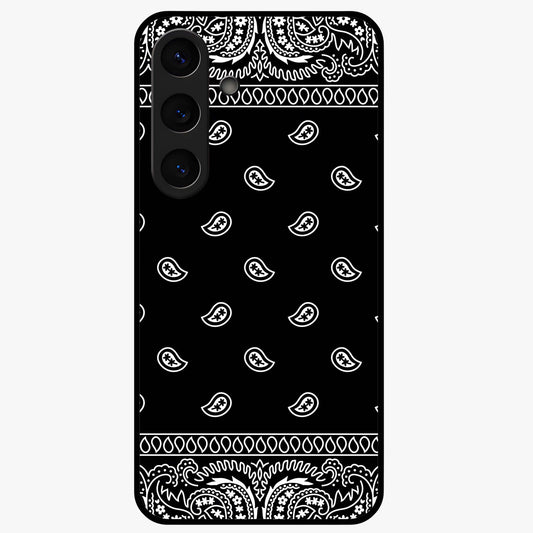 Retro Rebel Threads Glass Case showing flat back view with vintage street style artwork and glossy glass finish.