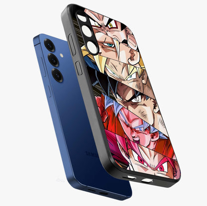 Anime Character Glass Case displayed in angled mockup highlighting colorful anime character illustration.