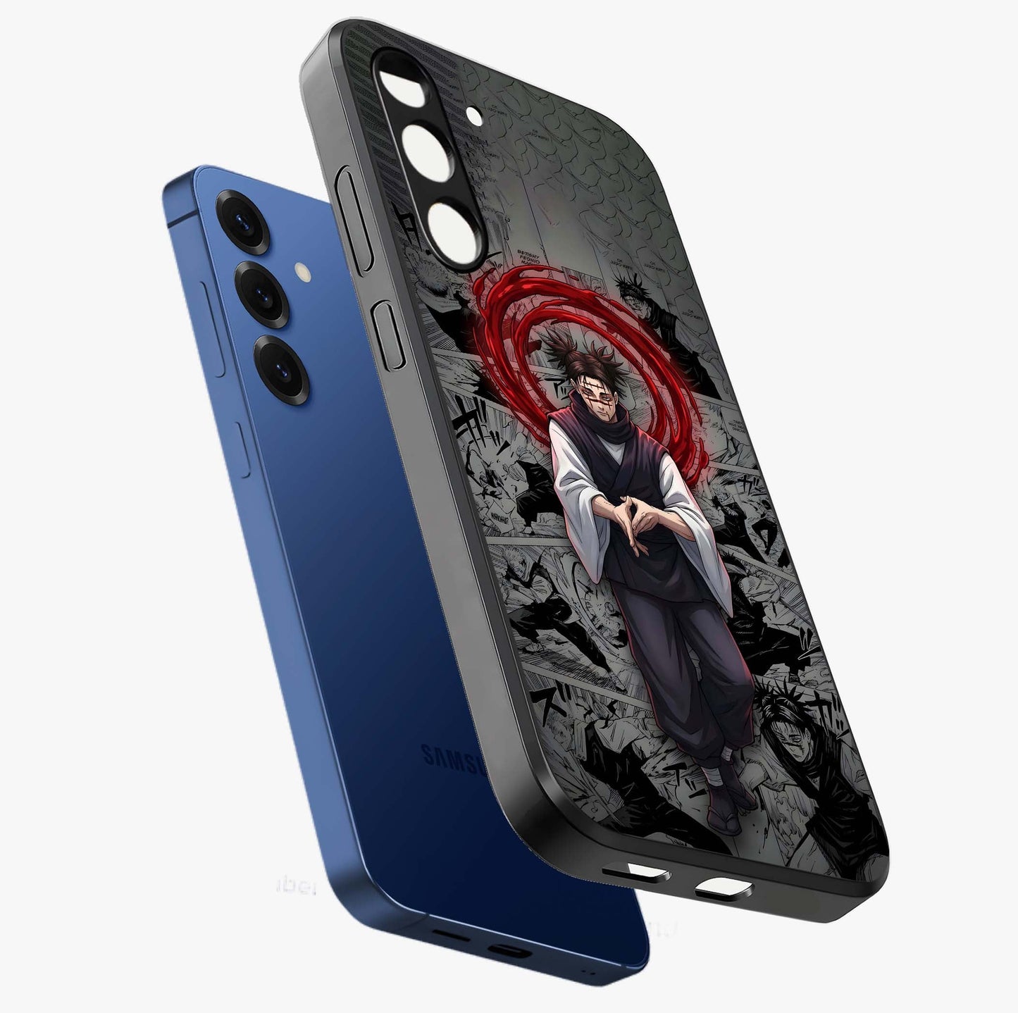 Cursed Ritual Ascension Glass Case displayed in angled mockup highlighting mystical ritual illustration with supernatural aesthetic.