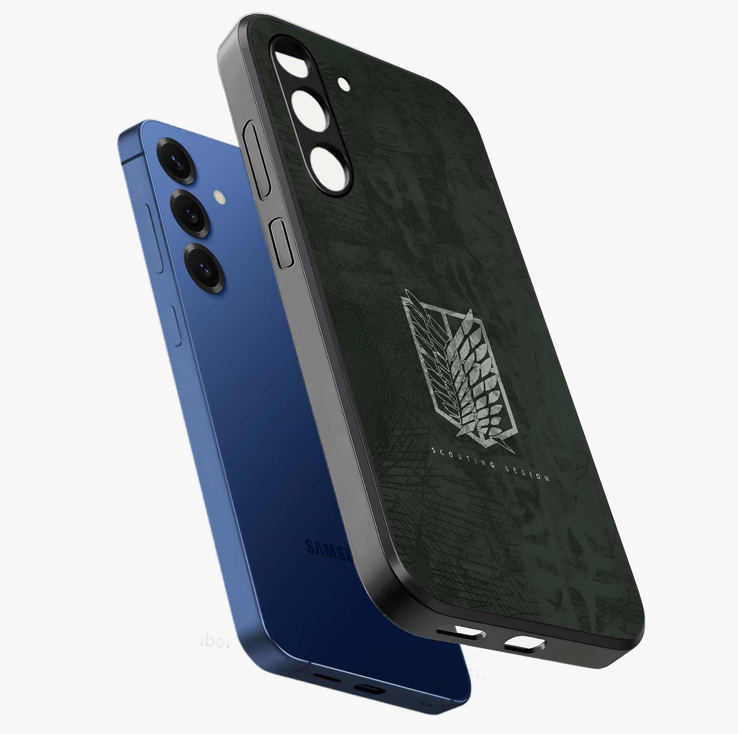 Wings Of Freedom Glass Case displayed in angled mockup highlighting graceful wing design with inspirational aesthetic.