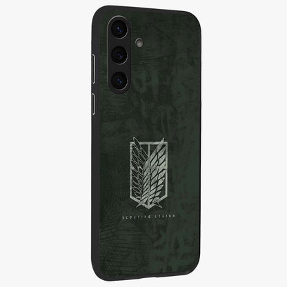 Wings Of Freedom Glass Case upright view showcasing powerful wings artwork with freedom themed design.