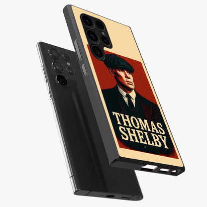 Vintage Mafia Authority Glass Case displayed in angled mockup highlighting powerful retro design with classic gangster aesthetic.