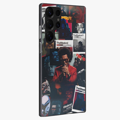The Weeknd Glass Case upright view showcasing bold music themed artwork with contemporary artistic style.