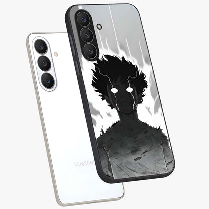 Awakened Inner Rage Glass Case displayed in angled mockup highlighting powerful graphic design and bold artistic theme.