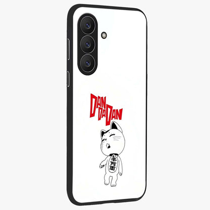 Playful Spirit Charm Glass Case upright view showcasing vibrant charm artwork with fun artistic theme.