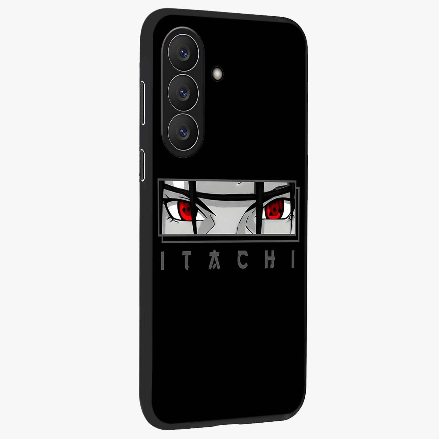 Scarlet Gaze Dominance Glass Case upright view showcasing powerful dramatic artwork with dominant artistic theme.