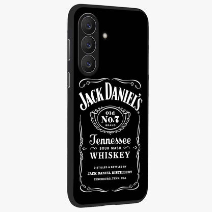 Vintage Whiskey Heritage Glass Case upright view showcasing stylish vintage whiskey artwork with timeless bar culture theme.