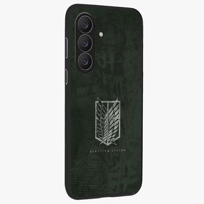 Wings Of Freedom Glass Case upright view showcasing powerful wings artwork with freedom themed design.
