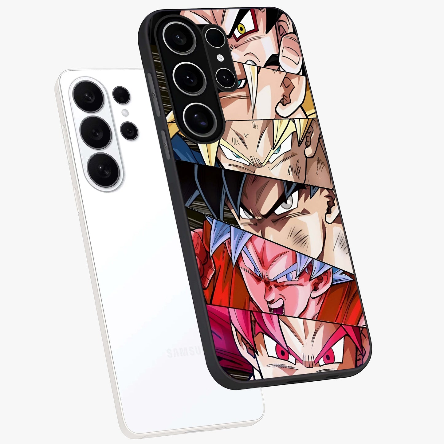 Anime Character Glass Case displayed in angled mockup highlighting colorful anime character illustration.