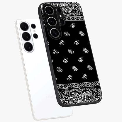 Retro Rebel Threads Glass Case displayed in angled mockup highlighting retro inspired graphic design with rebellious aesthetic.