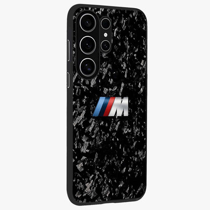 Carbon Speed Mark Glass Case upright view showcasing modern carbon speed graphic with bold automotive theme.