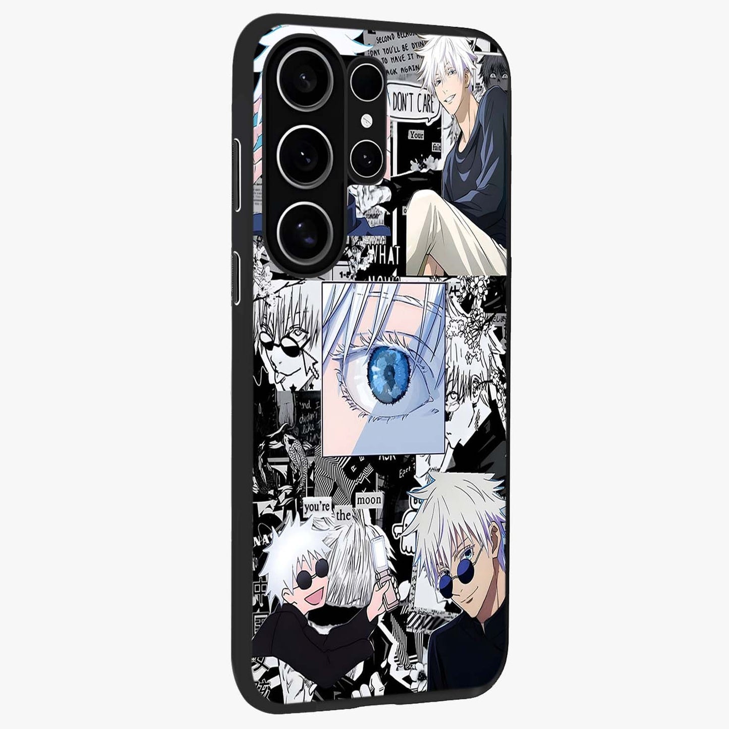 Infinity Sorcerer Chaos Glass Case upright view showcasing dramatic sorcerer artwork with chaotic mystical theme.