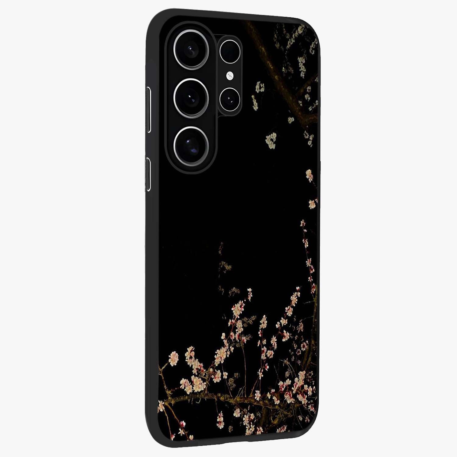 Petal Moon Light With Custom Name Glass Case upright view showcasing elegant floral moon artwork with personalized aesthetic.