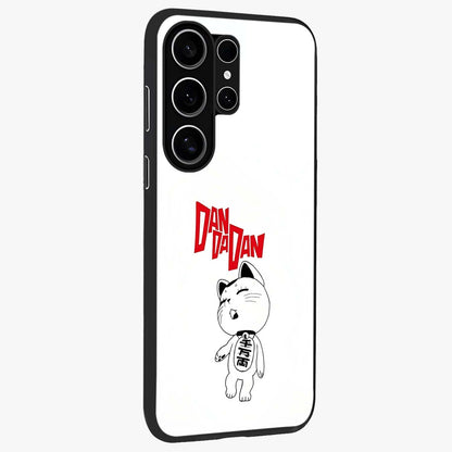 Playful Spirit Charm Glass Case upright view showcasing vibrant charm artwork with fun artistic theme.