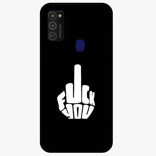 Rebel Mode On Glass Case showing flat back view with bold rebellious typography artwork and glossy glass finish.