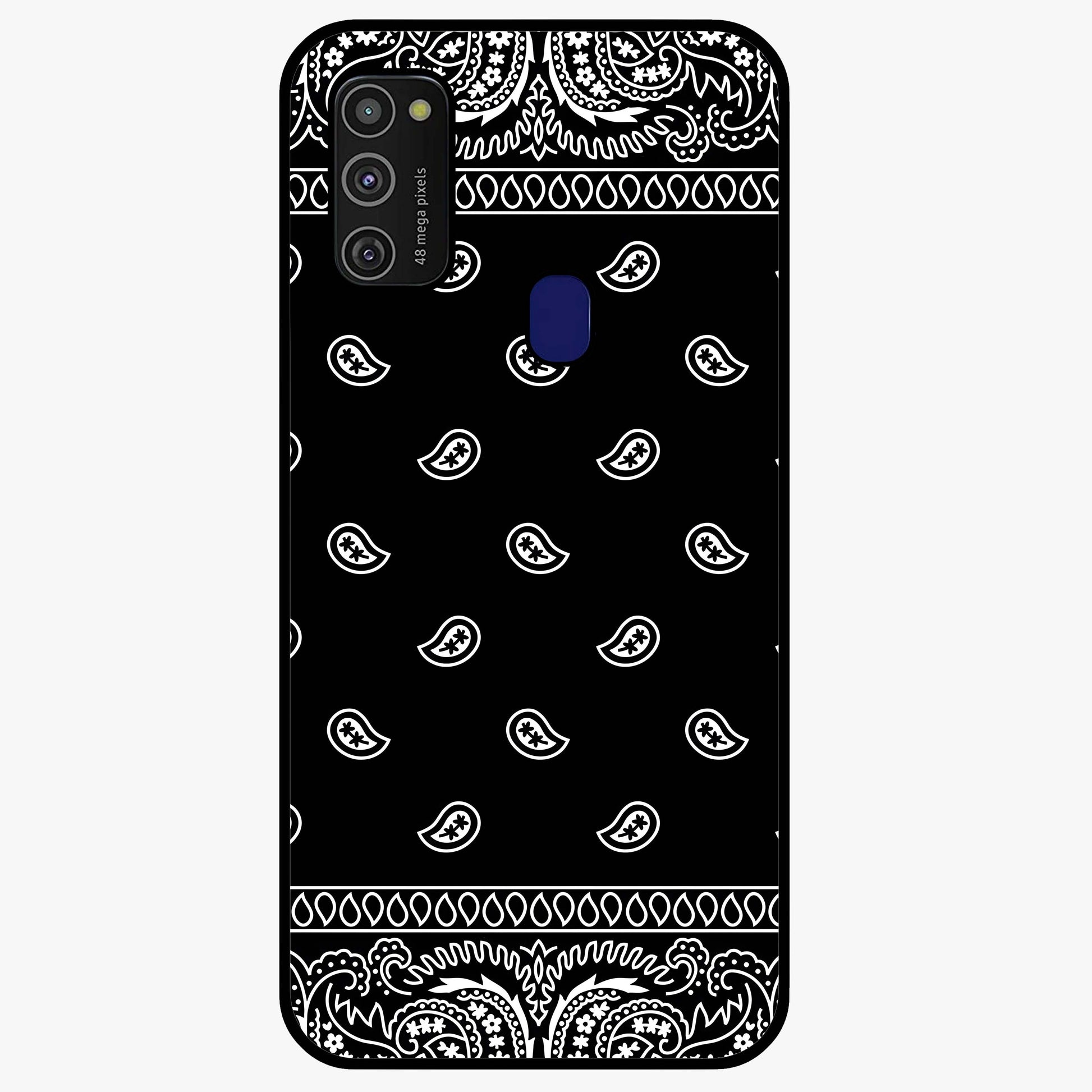 Retro Rebel Threads Glass Case showing flat back view with vintage street style artwork and glossy glass finish.
