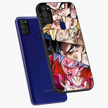 Anime Character Glass Case displayed in angled mockup highlighting colorful anime character illustration.