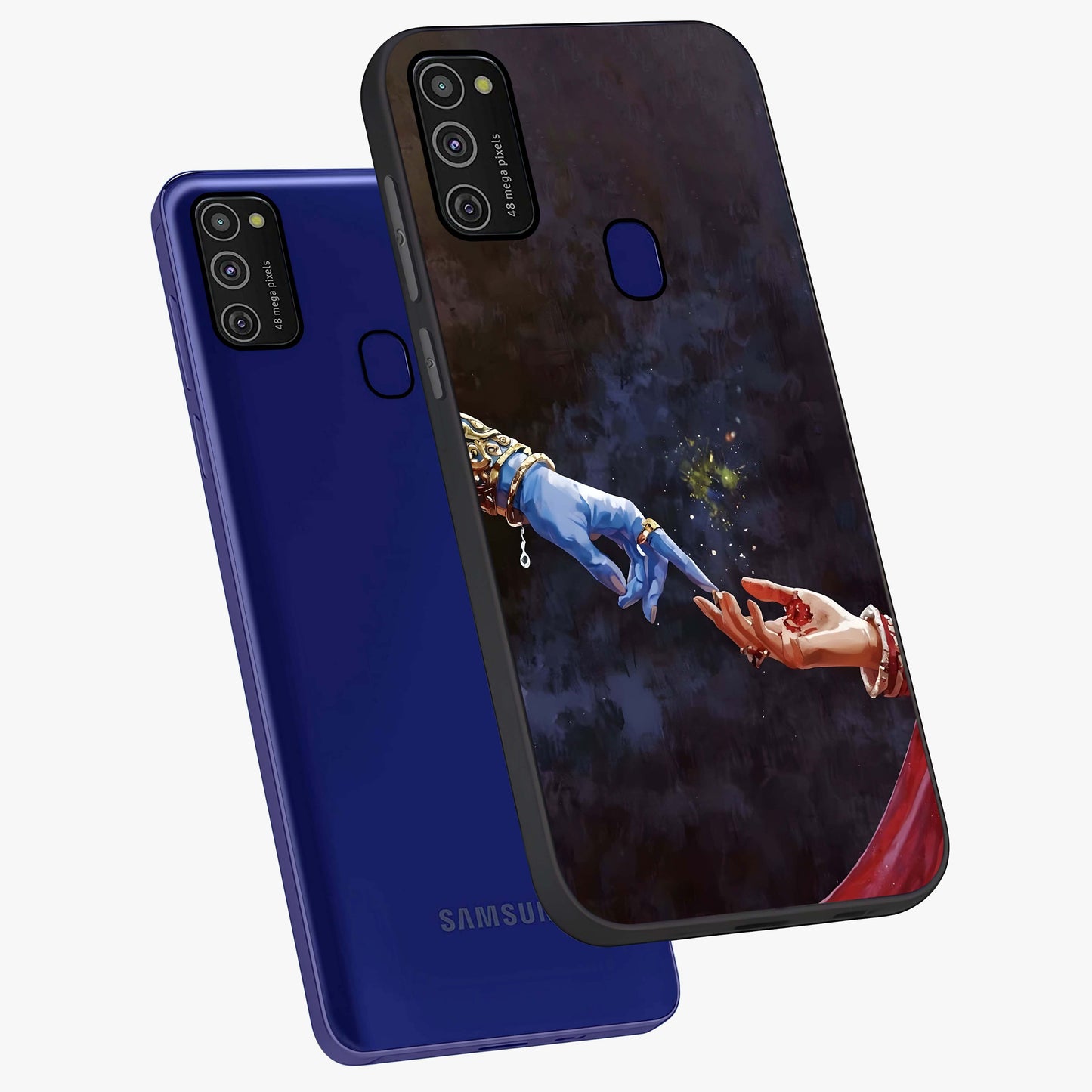Divine Touch Eternal Glass Case displayed in angled mockup highlighting elegant divine inspired design with calm aesthetic style.