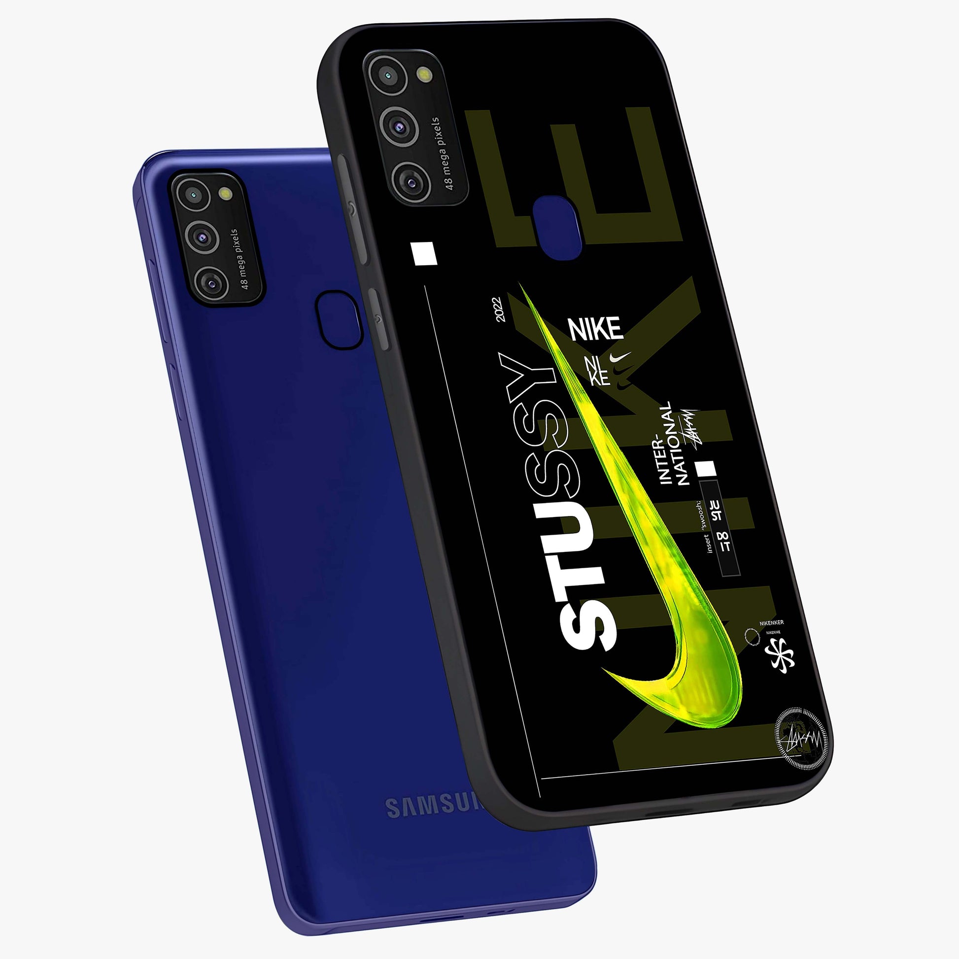 Neon Street Edition Glass Case displayed in angled mockup highlighting vibrant urban design with bold street aesthetic.