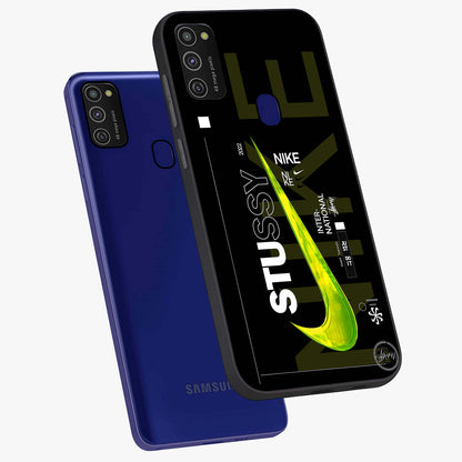 Neon Street Edition Glass Case displayed in angled mockup highlighting vibrant urban design with bold street aesthetic.